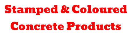 Stamped & Coloured Concrete Products